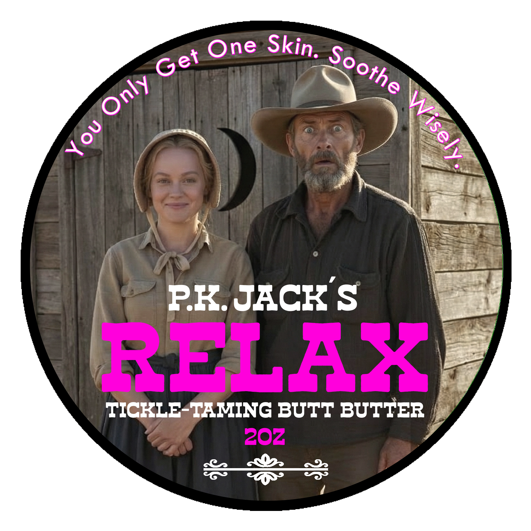 P.K. Jack's RELAX Tickle Taming Butt Butter