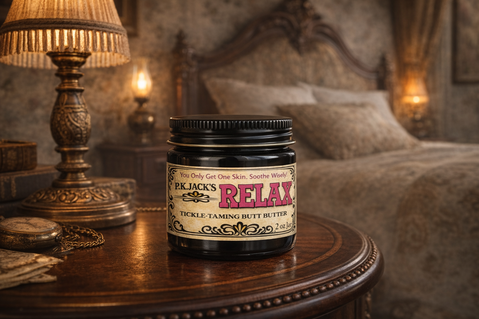 P.K. Jack's RELAX Tickle Taming Butt Butter