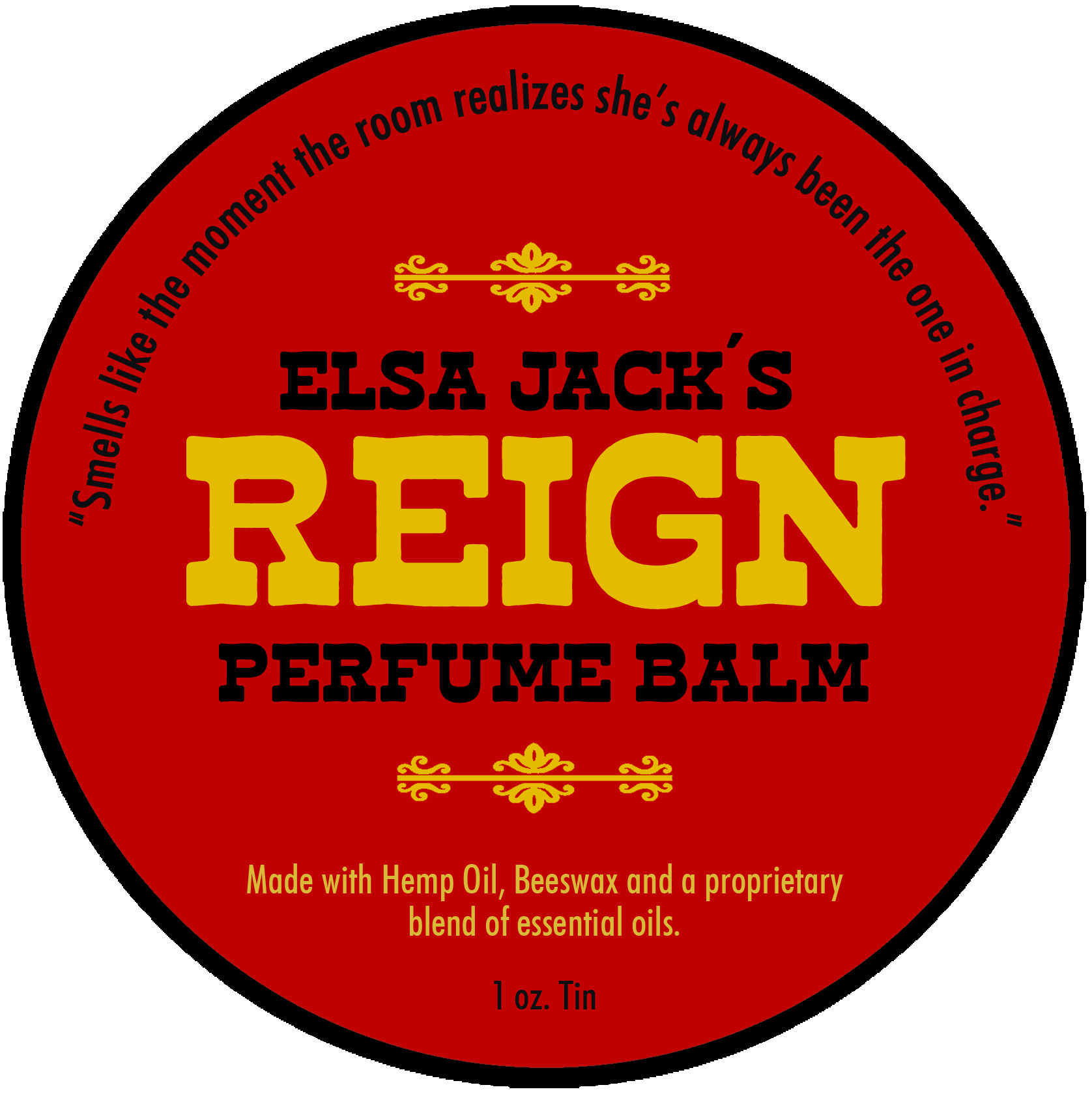 Elsa Jack's REIGN perfume balm